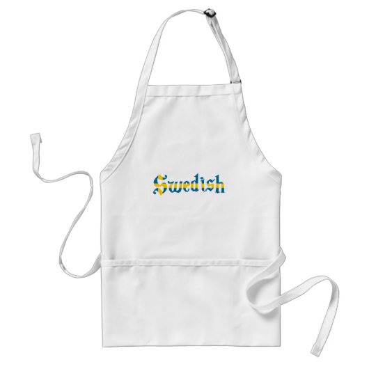Zweedse Chef Apron Standaard Schort (Voorkant)