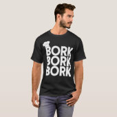 Zweedse chef-kok Bork Bork Grappige Zweedse chef-k T-shirt (Voorkant volledig)