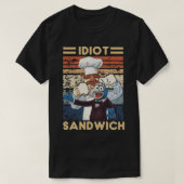 Zweedse chef-kok sandwich t-shirt (Design voorkant)