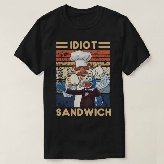 Zweedse chef-kok sandwich t-shirt (Design voorkant)