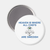 Zweedse chefs magneet (Voorkant / Achterkant)