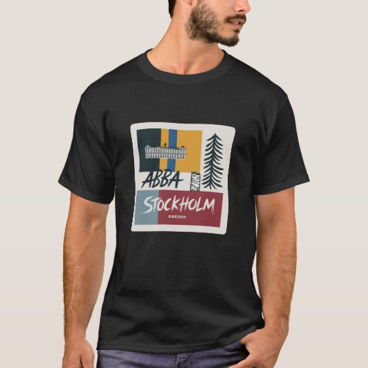 Zweedse cultuur reisidee t-shirt (Voorkant)