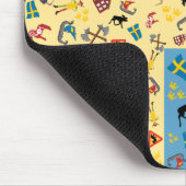 Zweedse cultuurgoederen met vlag muismat (Hoek)