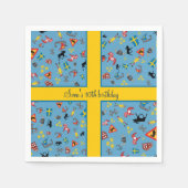 Zweedse cultuurgoederen met vlag servetten (Voorkant)