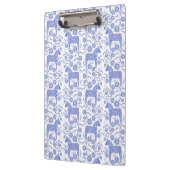 Zweedse Dala Horse Blue en White Folk Style Klembord (Links)