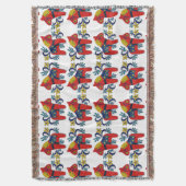 Zweedse Dala Horse Twins met Rosemaling Deken (Voorkant Verticaal)