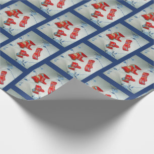 Zweedse Dala-paarden Cadeaupapier