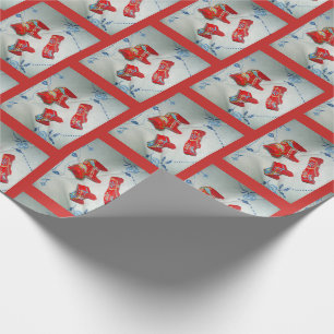 Zweedse Dala-paarden Cadeaupapier