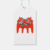 Zweedse Dala Paarden Kleding en Geschenken Cadeaulabel (Voorkant)
