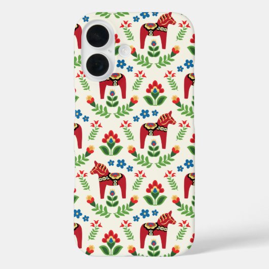 Zweedse Dala-paarden Rood Case-Mate iPhone Case (Achterkant)
