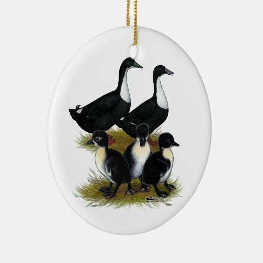 Zweedse eenden keramisch ornament (Rechts)