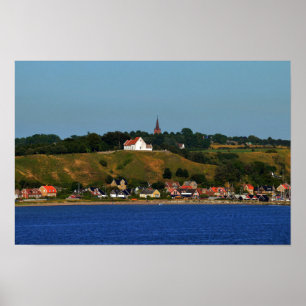Zweedse eiland Ven, Oresund 20x12 inches Poster