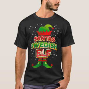 Zweedse Elf XMas Matching Pajama Party Family T-shirt