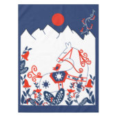 Zweedse en Finse volkskunst Tafelkleed (Voorkant)