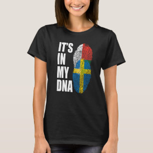 Zweedse en Malagassische premie voor de gemengde D T-shirt