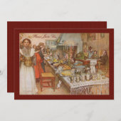  Zweedse feestdag Brunch door Carl Larsson Kaart (Voorkant / Achterkant)