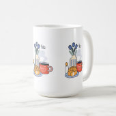 Zweedse Fika Coffee Break 15 oz mok | Cozy Scandi (Voorkant rechts)