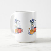 Zweedse Fika Coffee Break 15 oz mok | Cozy Scandi (Voorkant links)