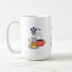 Zweedse Fika Coffee Break 15 oz mok   Cozy Scandi