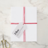 Zweedse FIKA-definitie Cadeaulabel (Met Touw)