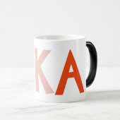 Zweedse fika kleuren magische mok (Voorkant rechts)