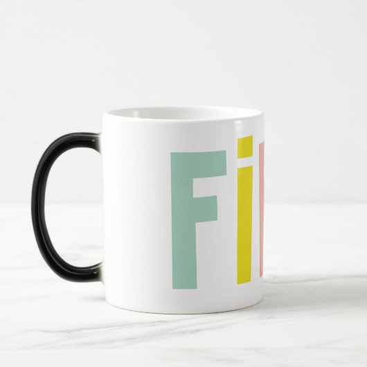 Zweedse fika kleuren magische mok (Links)