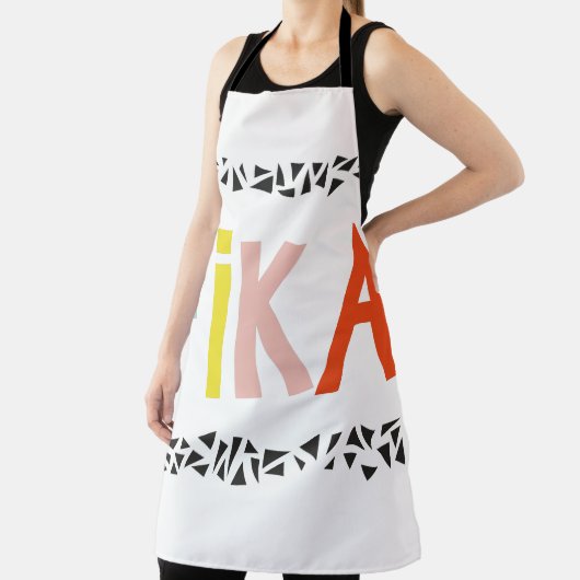 Zweedse fika kleuren schort (Insitu)