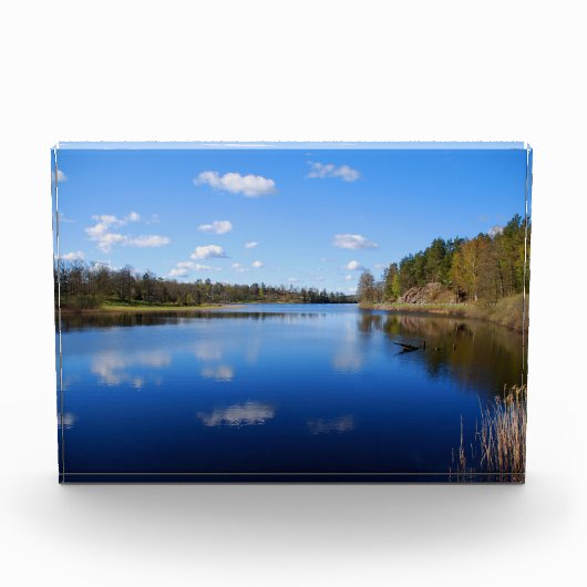 Zweedse fjord fotoblokken (Voorkant)