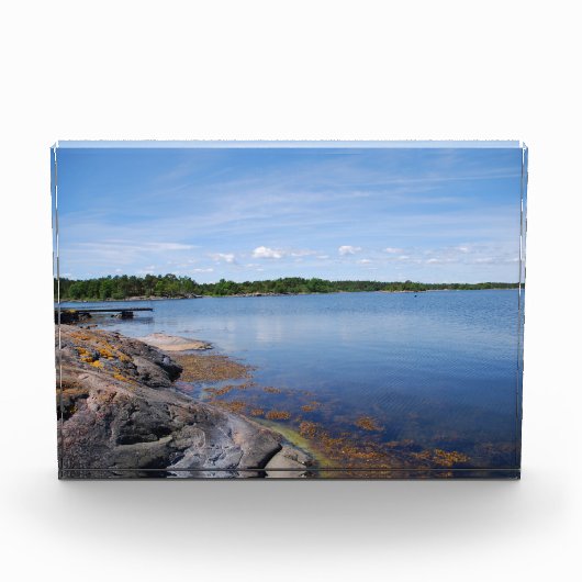 Zweedse fjord fotoblokken (Voorkant)