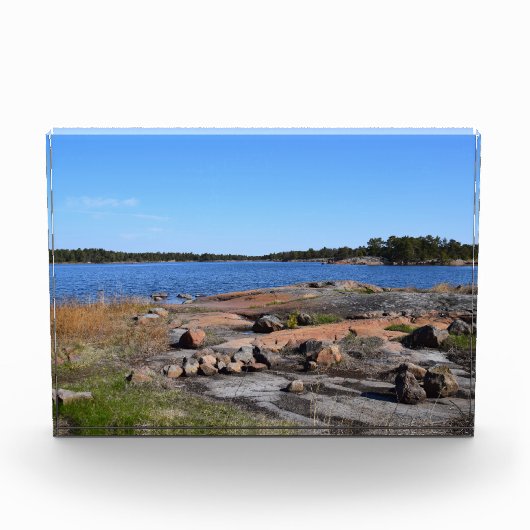 Zweedse fjord fotoblokken (Voorkant)
