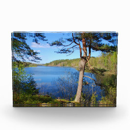 Zweedse fjord fotoblokken