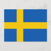 Zweedse Flah Post Card Briefkaart (Voorkant)