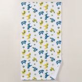 Zweedse folk dala dieren strandlaken (Voorkant)