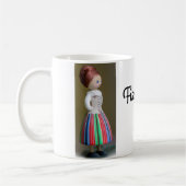 Zweedse folkdräkter Doll op Fika Koffiemok (Links)