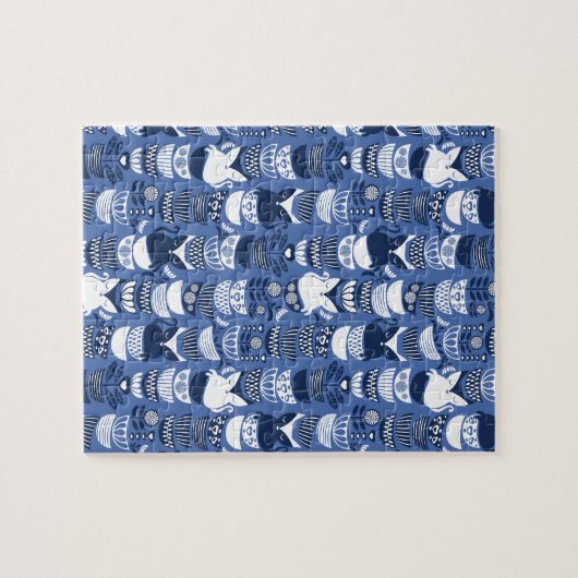 Zweedse folkkatten I Legpuzzel (Horizontaal)