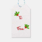 Zweedse Gnome met harten Cadeaulabel (Achterkant)