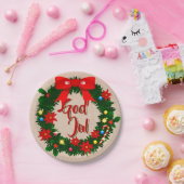 Zweedse God jul Kerst 7" Papieren Bordje (Feest)