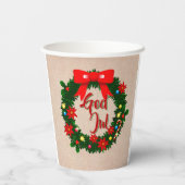 Zweedse God jul Merry Kerstmis Papieren Bekers (Achterkant)