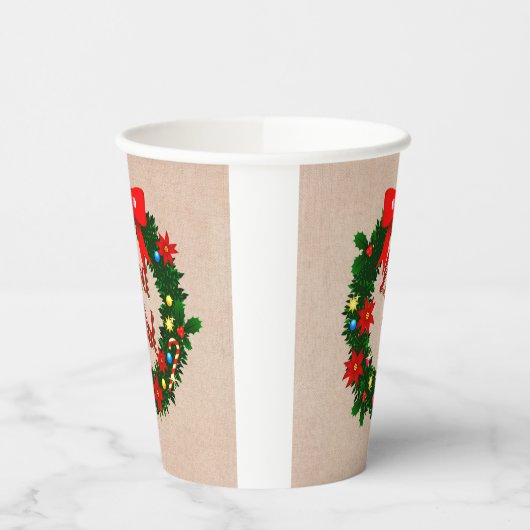 Zweedse God jul Merry Kerstmis Papieren Bekers (Links)