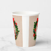 Zweedse God jul Merry Kerstmis Papieren Bekers (Rechts)