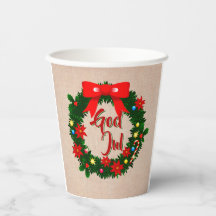 Zweedse God jul Merry Kerstmis