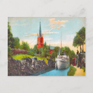 Zweedse Gota-kanaal, 1925 Briefkaart