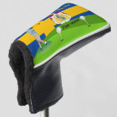 Zweedse goufer golfheadcover (3/4 voorkant)