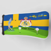 Zweedse goufer golfheadcover (Voorkant)