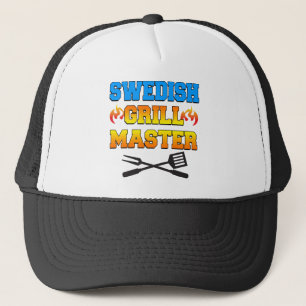 Zweedse grill-meester trucker pet