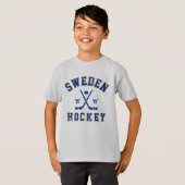 Zweedse ijshockey T-shirt (Voorkant volledig)