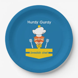 Zweedse kaak papieren bordje