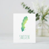 Zweedse kaart (Staand voorkant)