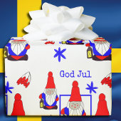 Zweedse kerst bij Gnome Cadeaupapier