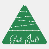 Zweedse kerstboom Gepersonaliseerde sticker (Voorkant)